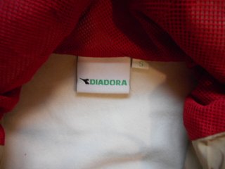 Tuta Diadora Beige/Rossa Taglia S