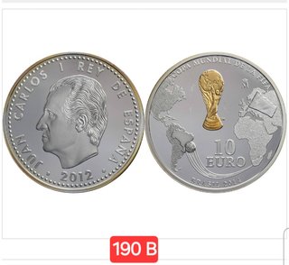 10 Euro España Mundial Brasil 2014