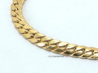 cadena oro 18k con piedra con circonita 22cm