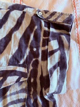 Camisa Massimo Dutti Estampado Cebra