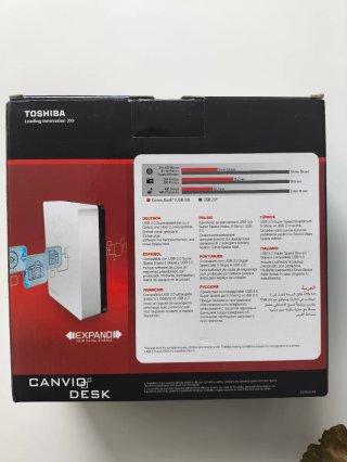 Disco Duro Externo Toshiba Canvio Desk 2TB