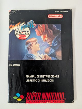 Street Fighter Alpha 2 Super Nintendo