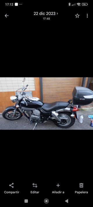 Kymco Custom 250cc Moto Cruiser Cambio por scuter