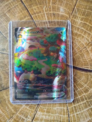 Carta Pokmon Snorlax VMAX 340 HP de segunda mano por 18 EUR en Madrid en  WALLAPOP