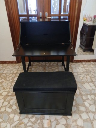 Escritorio Secreter Ikea Negro