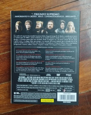 Juego de Tronos T1 DVD