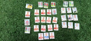 Cromos de fútbol - Colección variada