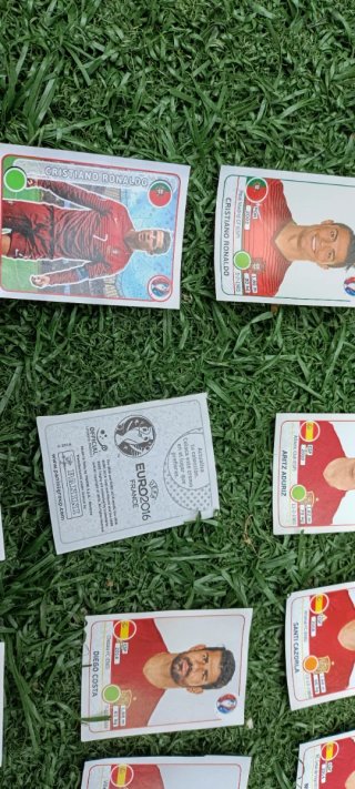 Cromos de fútbol - Colección variada