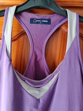 Camiseta deportiva Ath.Mind Morada Talla M