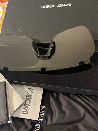Occhiali Mascherina Giorgio Armani Oro