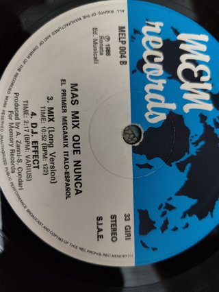 Vinilo Mas Mix Que Nunca!!! El Primer Megamix