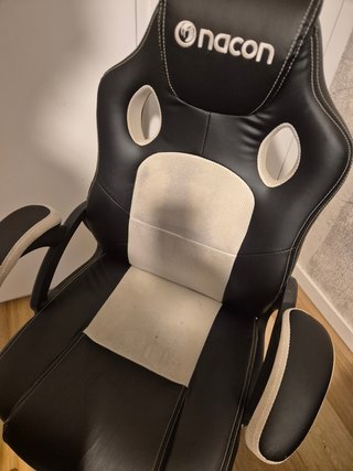 Silla Gaming escritorio Nacon Negra Soporte Lumbar