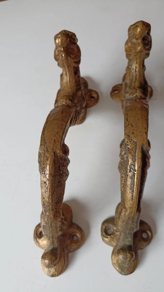 Tiradores antiguos bronce  vintage