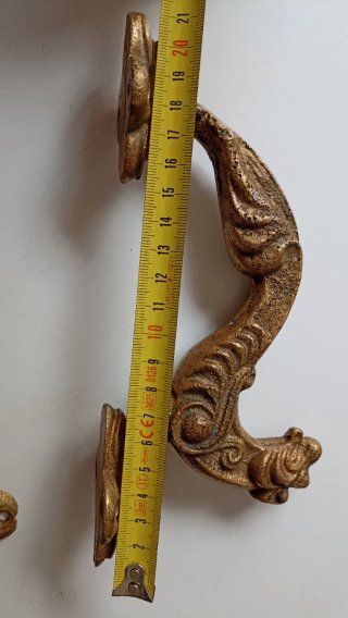 Tiradores antiguos bronce  vintage