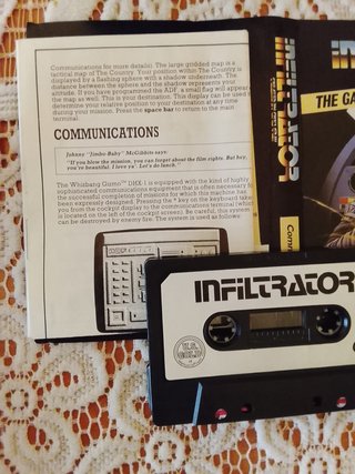 Commodore 64. Infiltrator. Excelente estado!