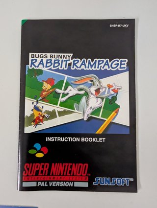 Bugs Bunny Rabbit Rampage Super Nintendo
