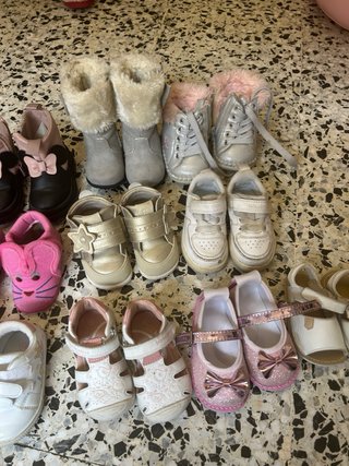 Lote Zapatos Niña Talla 17-19