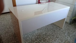 Mesa de estudio blanca 148x68x78
