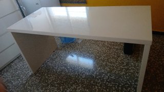 Mesa de estudio blanca 148x68x78