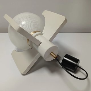 LAMPARA SUSPENSIÓN MADERA 70S