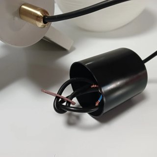 LAMPARA SUSPENSIÓN MADERA 70S