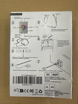 Striscia LED con sensore di movimento #800942