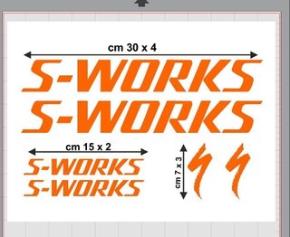 Vinilos S-Works per Bici (Confezione)