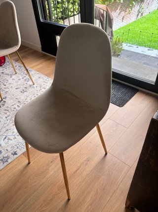 Silla Beige Comedor Glam Sklum (tengo 10)