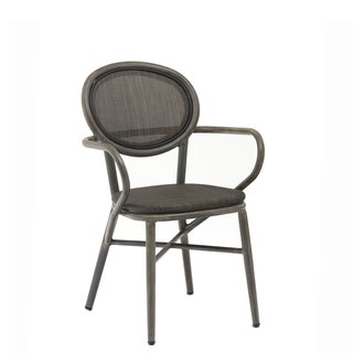 Sillón de aluminio y tela