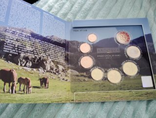 Lote monedas Andorra 2017