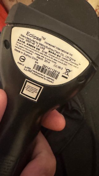 Escáner Honeywell MS5145 Negro