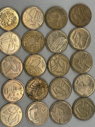 Lote 20 Monedas 5 Pesetas España