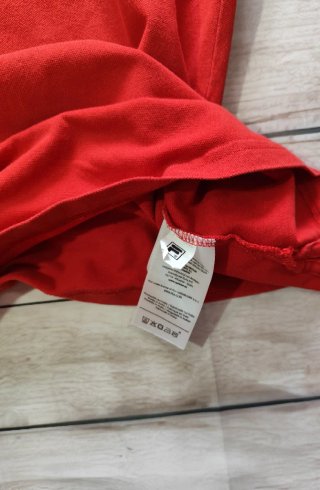 Polo Manga Corta Fila Rojo Clásico Deportivo