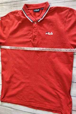 Polo Manga Corta Fila Rojo Clásico Deportivo