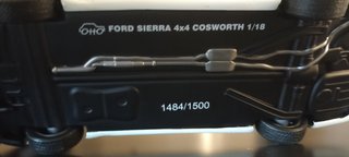Ford Sierra Cosworth 4x4 Blanco 1/18 Otto