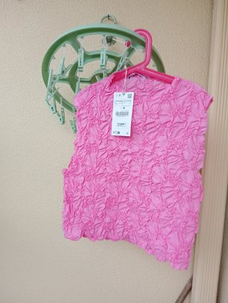 Mango Top Preto Bordado Tamanho S