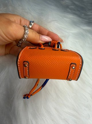 Mini bolso naranja 7.5x7.5cm