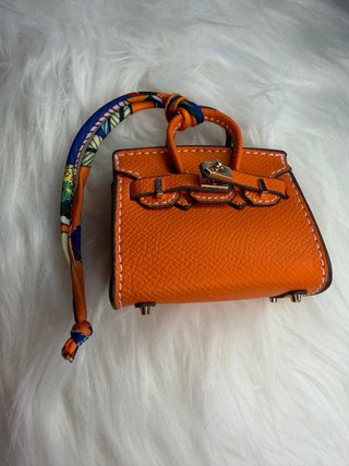 Mini bolso naranja 7.5x7.5cm