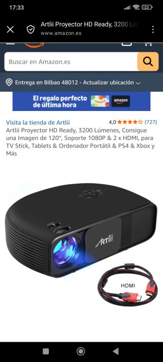 Proyector ARTlii Nuevo Cine en Casa