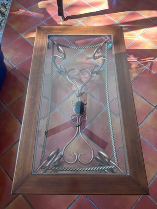 Conjunto de mesas centro y auxiliar