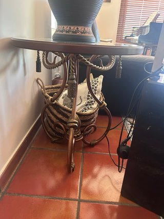 Conjunto de mesas centro y auxiliar