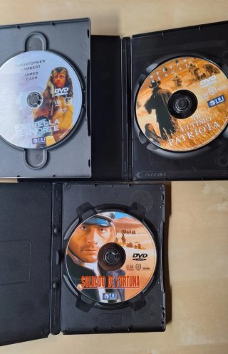 Lote 3 Películas DVD Acción