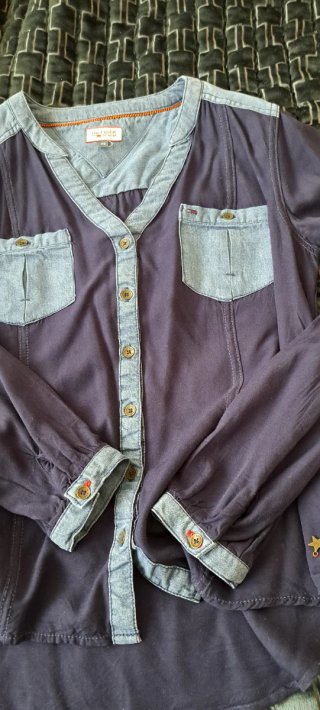 Camisa Tommy Hilfiger azul marino
