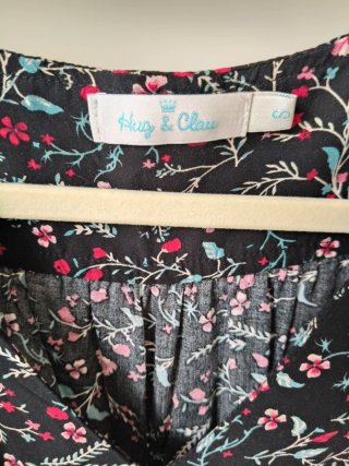 Vestido mini flores- Hug&Clau