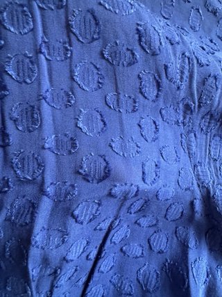 Vestido midi azul Salsa