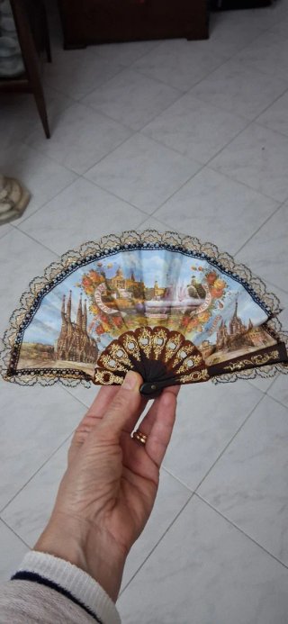 Mini ventagli spagnoli decorati