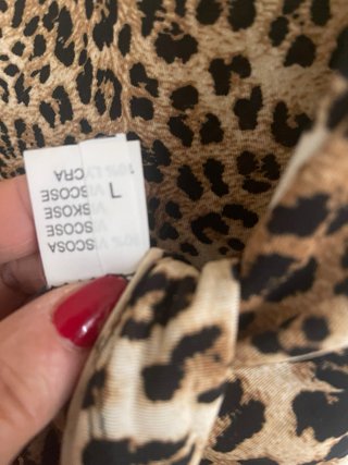 Top donna fantasia leopardata Valtusi tg L