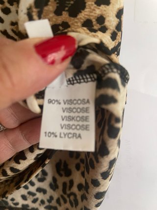 Top donna fantasia leopardata Valtusi tg L