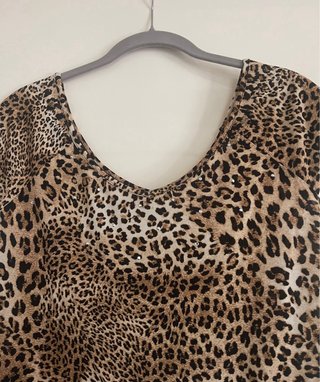 Top donna fantasia leopardata Valtusi tg L