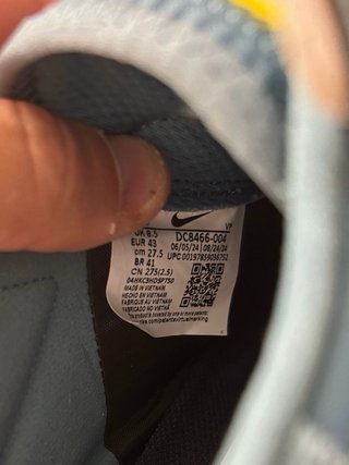 Nike Street Gato Talla 43 Azul/Amarillo